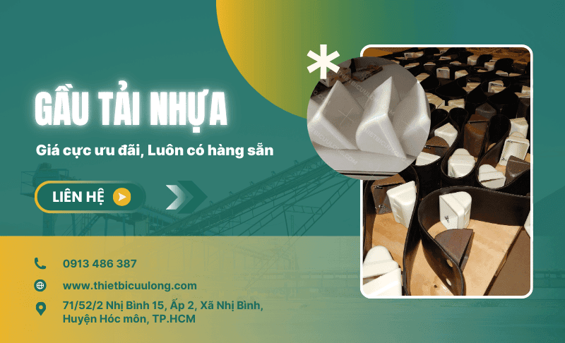 Gầu tải nhựa – Giá cực ưu đãi, Luôn có hàng sẵn