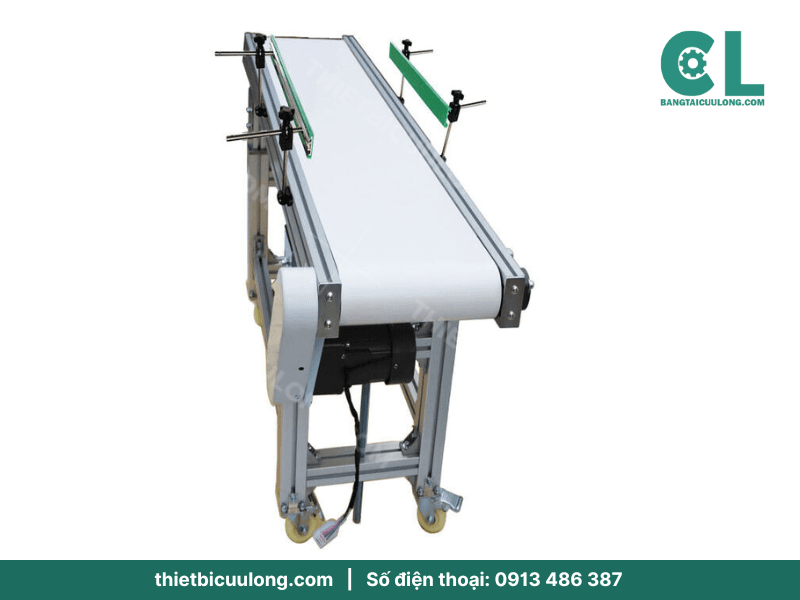 Băng tải PVC trắng giá tốt, chất lượng cao – Thiết bị Cửu Long